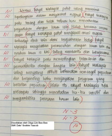 Contoh Jawapan Moral Spm Image