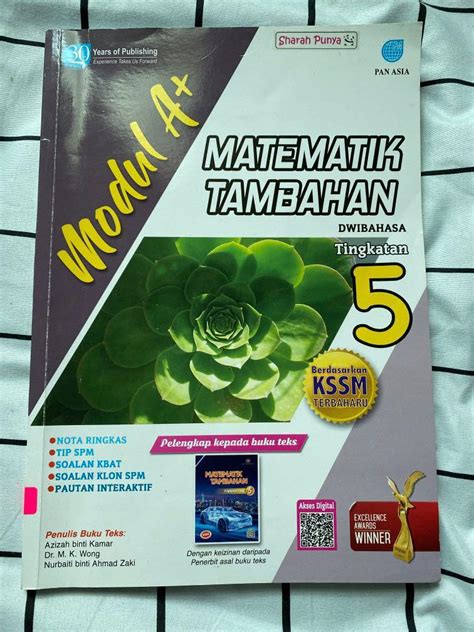 Jawapan Modul A+ Matematik Tambahan Tingkatan 5 Pan Asia Image