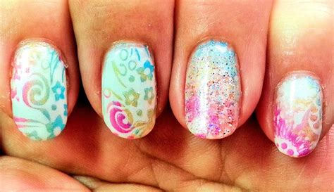 Nail Stamping With Multiple Colors