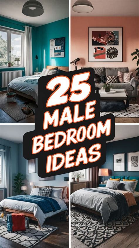 Technology bedroom young men